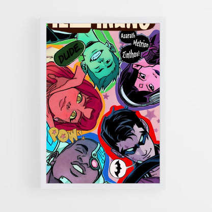ap-teen titans-1 cadre Blanc