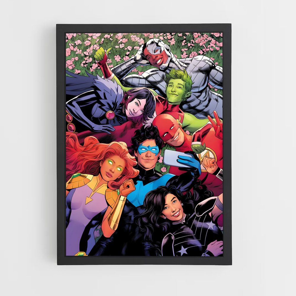 ap-teen titans-4 cadre Noir