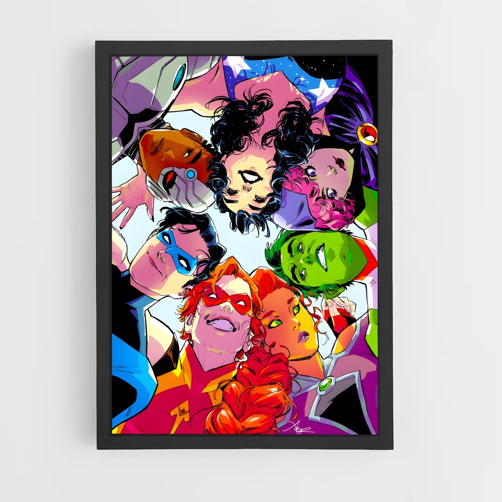 ap-teen titans-5 cadre Noir