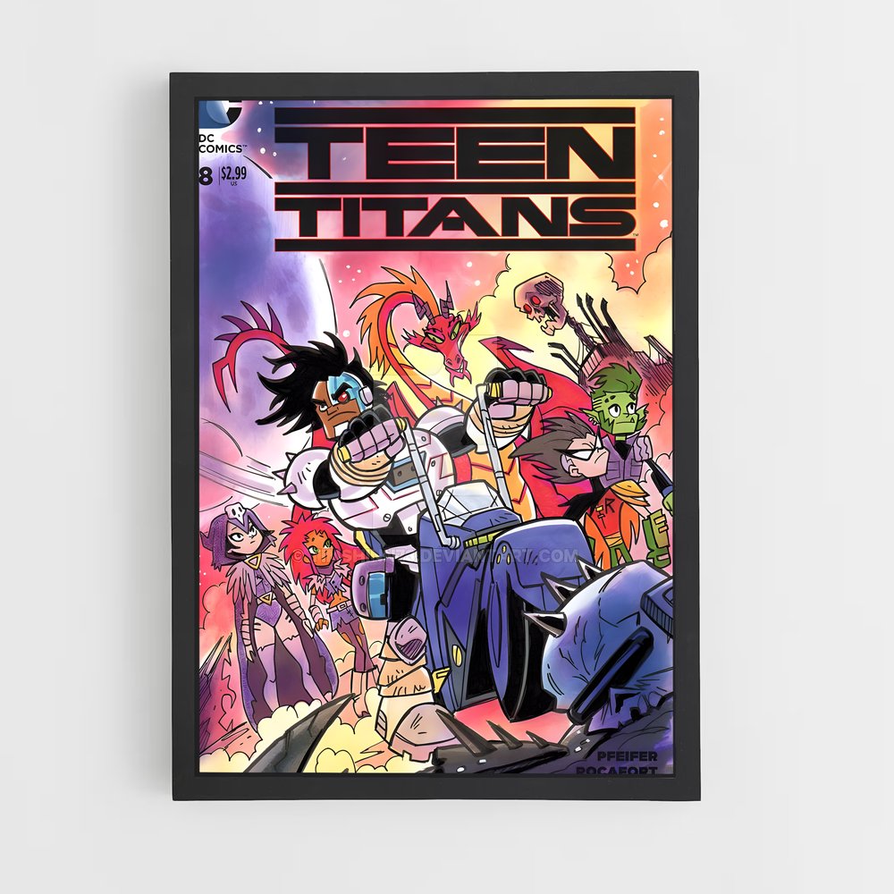 ap-teen titans-6 cadre Noir