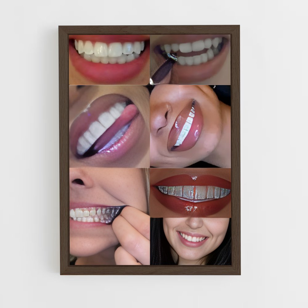 ap-teeth-3 cadre Bois foncé