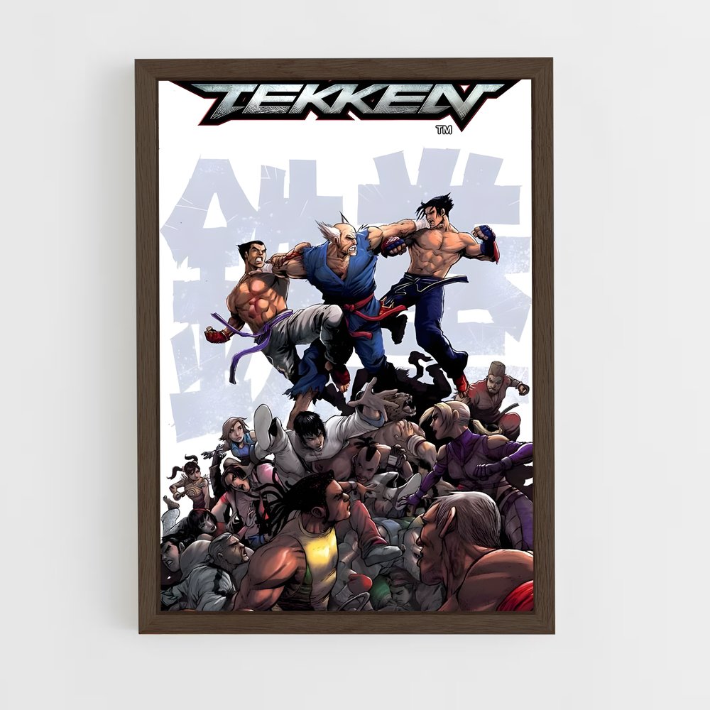 ap-tekken-4 cadre Bois foncé