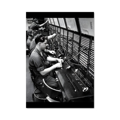Poster Opérateur Vintage
