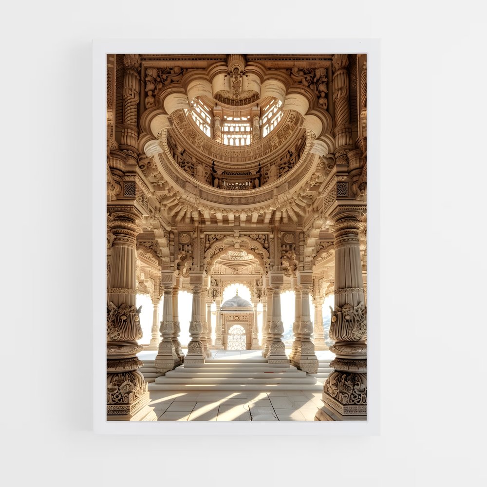 ap-temple architecture-1 cadre Blanc