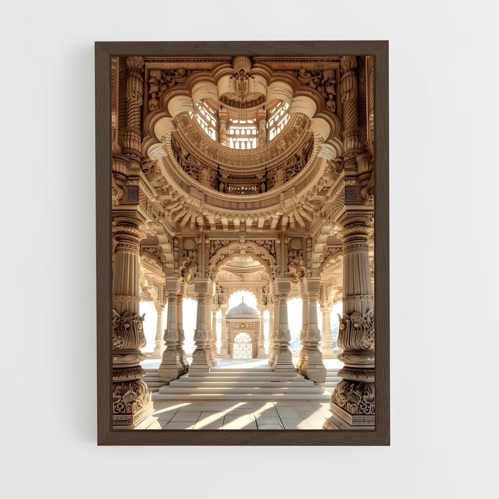ap-temple architecture-1 cadre Bois foncé