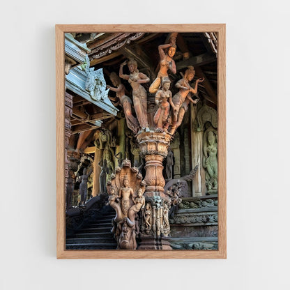 ap-temple architecture-15 cadre Bois clair
