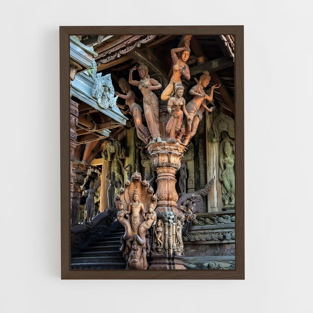 ap-temple architecture-15 cadre Bois foncé