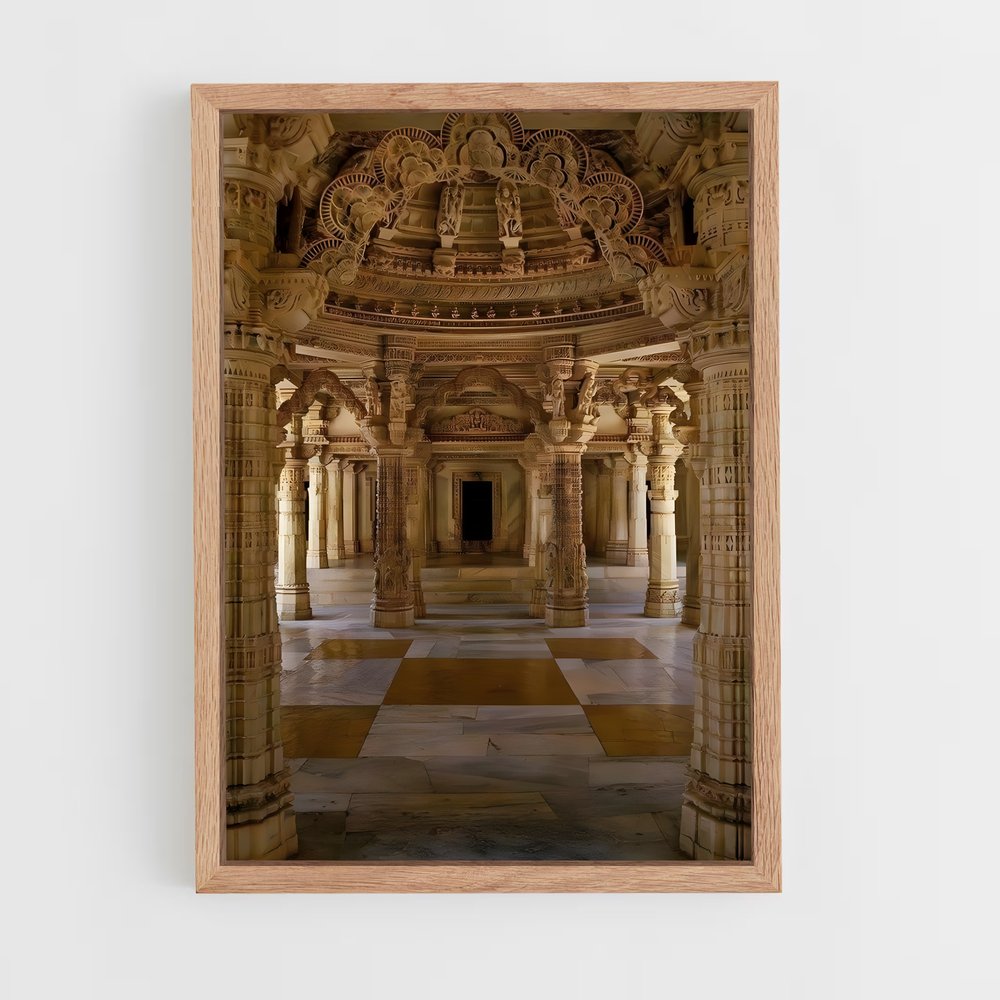 ap-temple architecture-7 cadre Bois clair