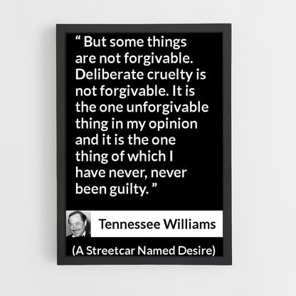 ap-tennessee williams-1 cadre Noir