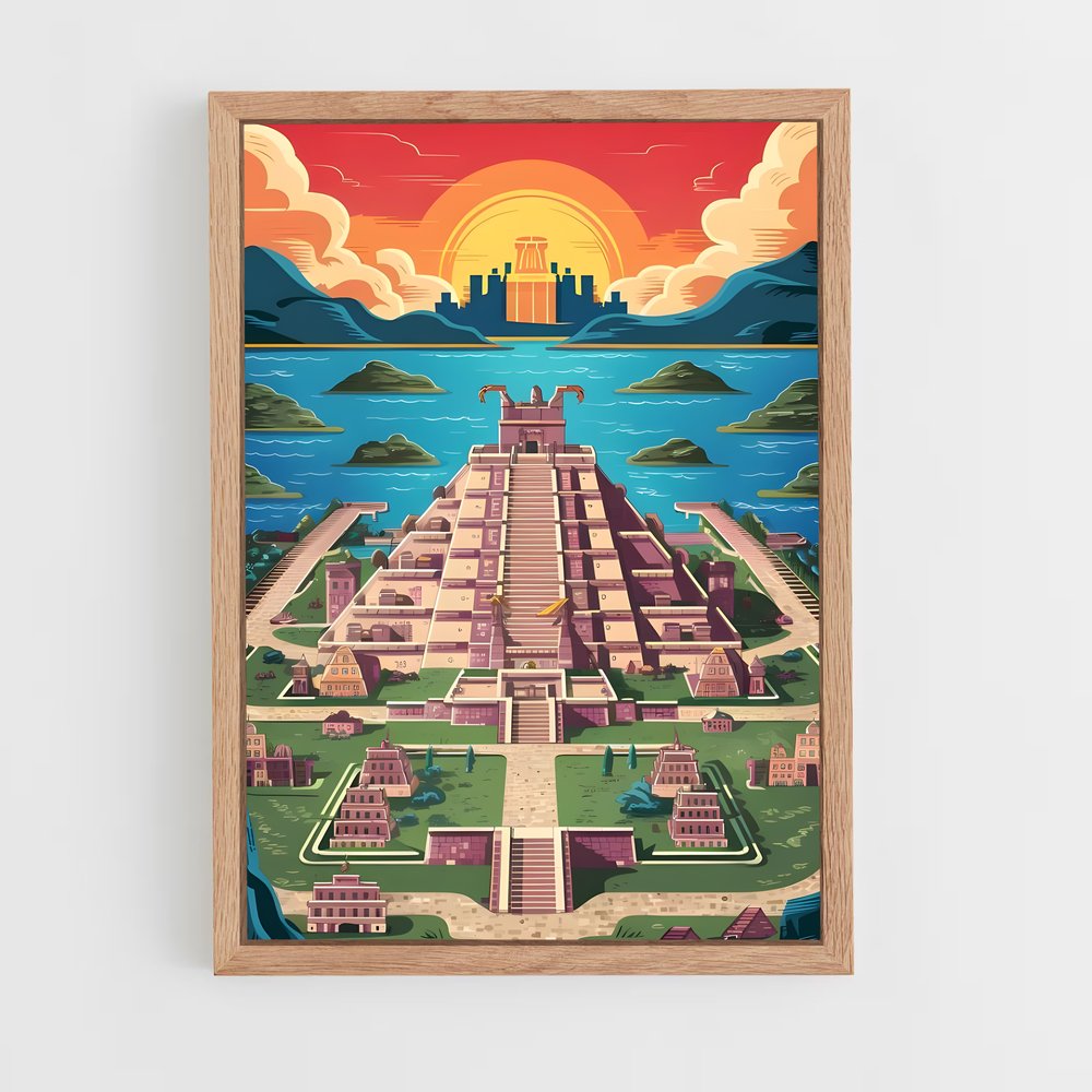 ap-tenochtitlan-3 cadre Bois clair