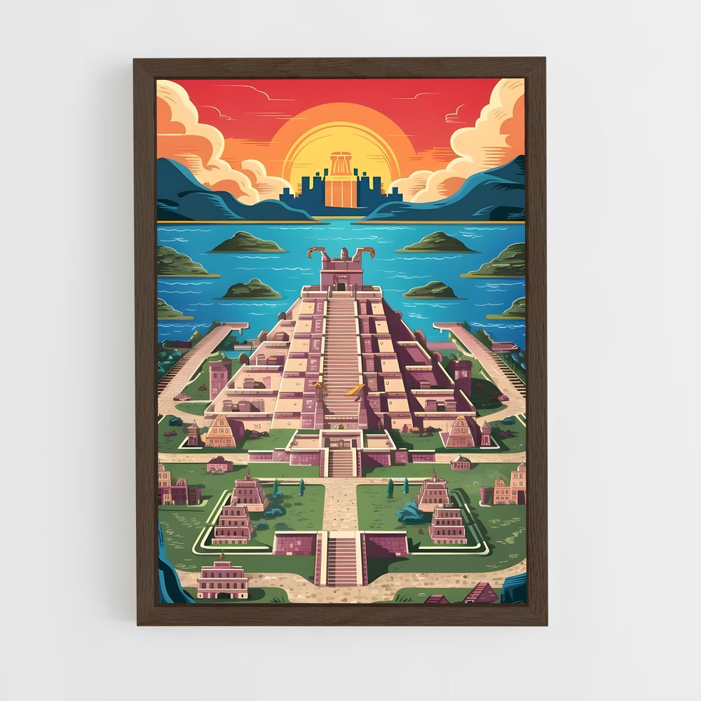 ap-tenochtitlan-3 cadre Bois foncé