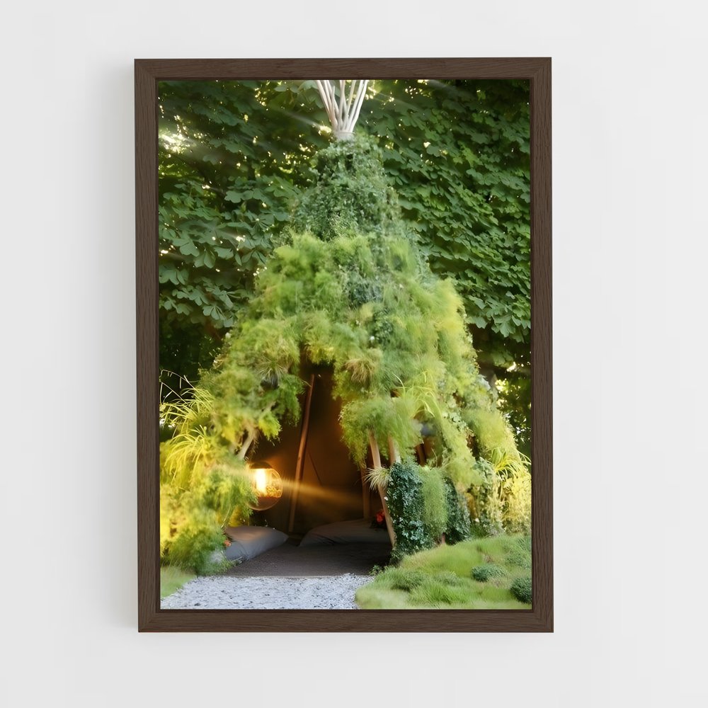 ap-tepee-4 cadre Bois foncé