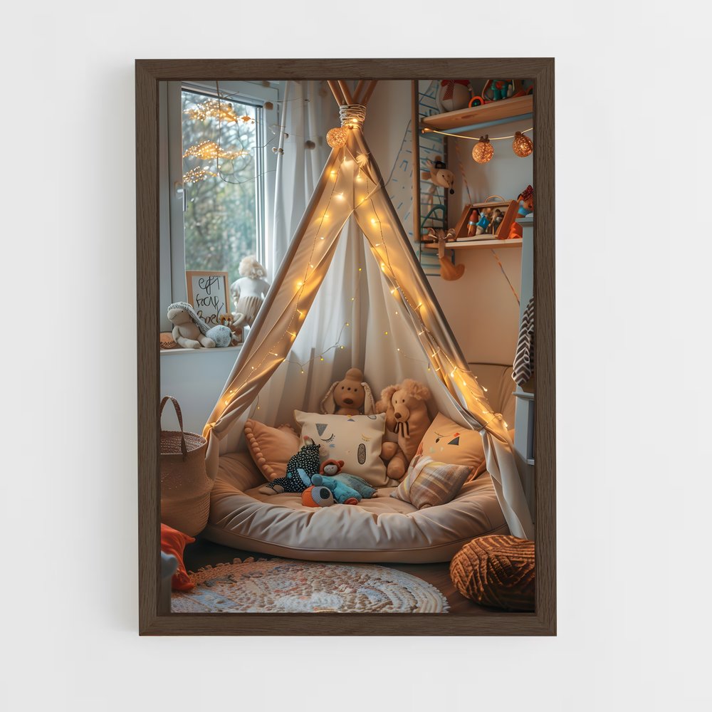 ap-tepee-5 cadre Bois foncé