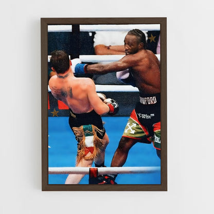 ap-terence crawford-7 cadre Bois foncé