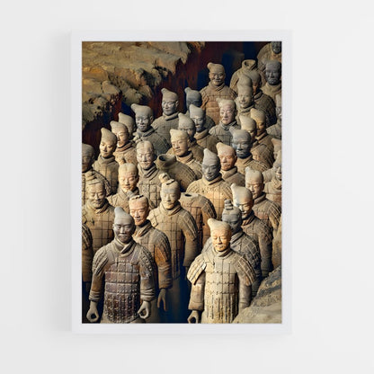 ap-terracotta army-12 cadre Blanc