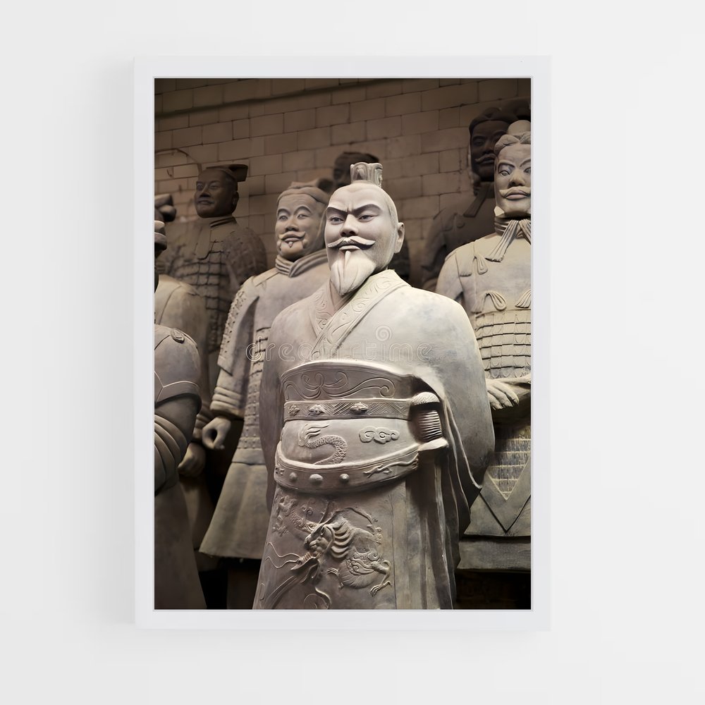 ap-terracotta army-19 cadre Blanc