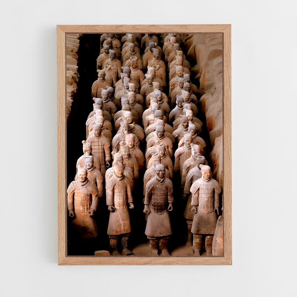 ap-terracotta army-3 cadre Bois clair