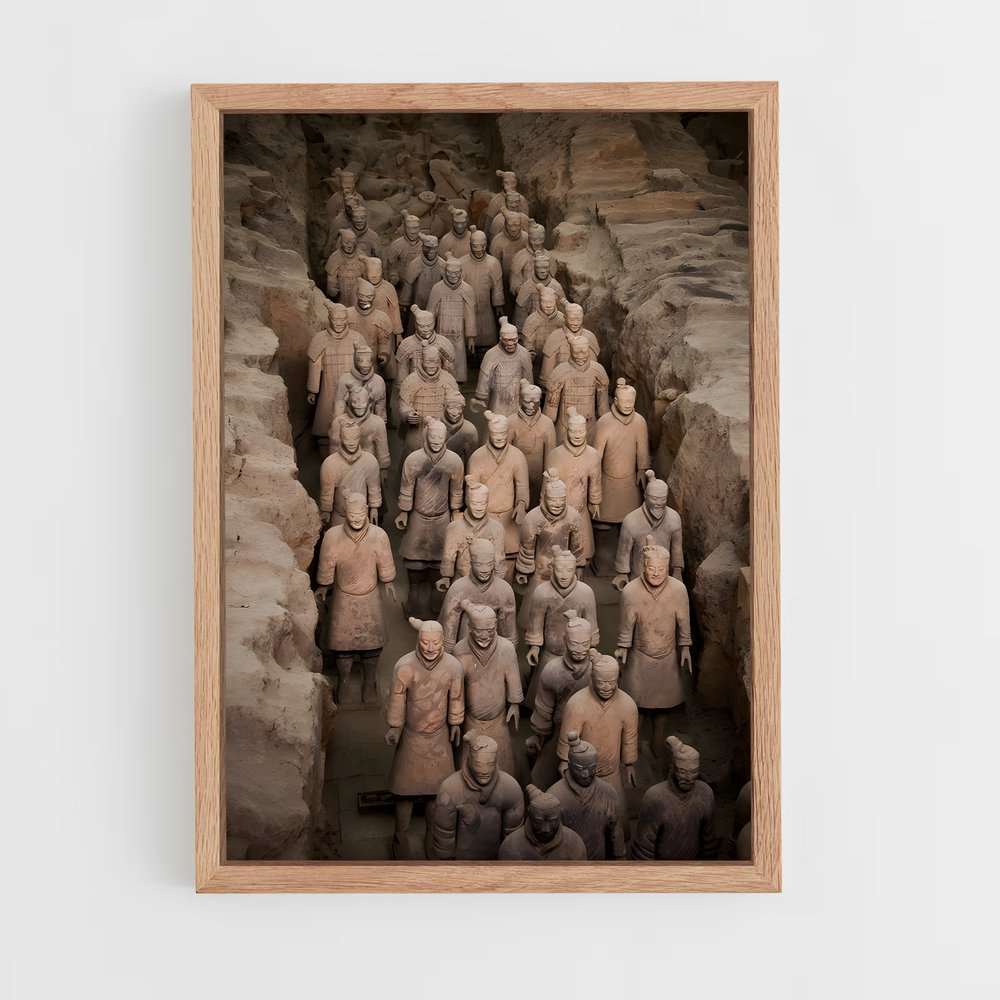 ap-terracotta army-5 cadre Bois clair