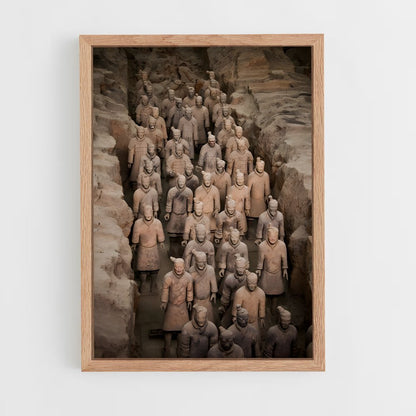 ap-terracotta army-5 cadre Bois clair