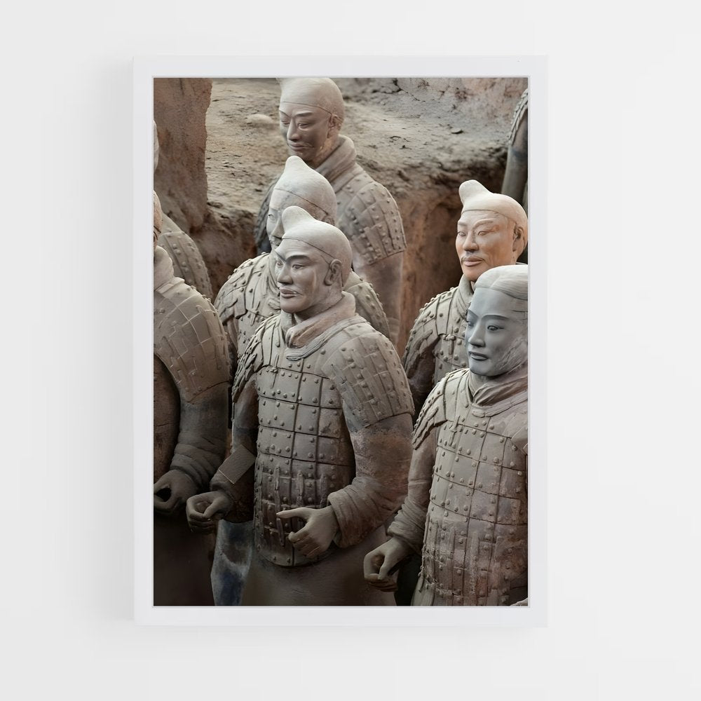 ap-terracotta army-7 cadre Blanc