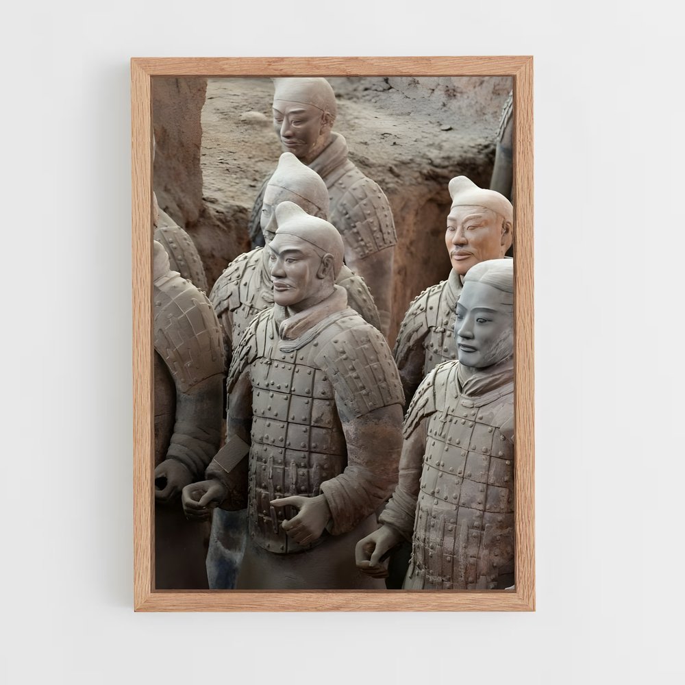 ap-terracotta army-7 cadre Bois clair