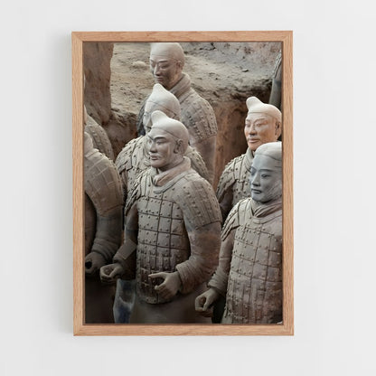 ap-terracotta army-7 cadre Bois clair