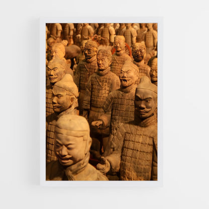 ap-terracotta army-9 cadre Blanc