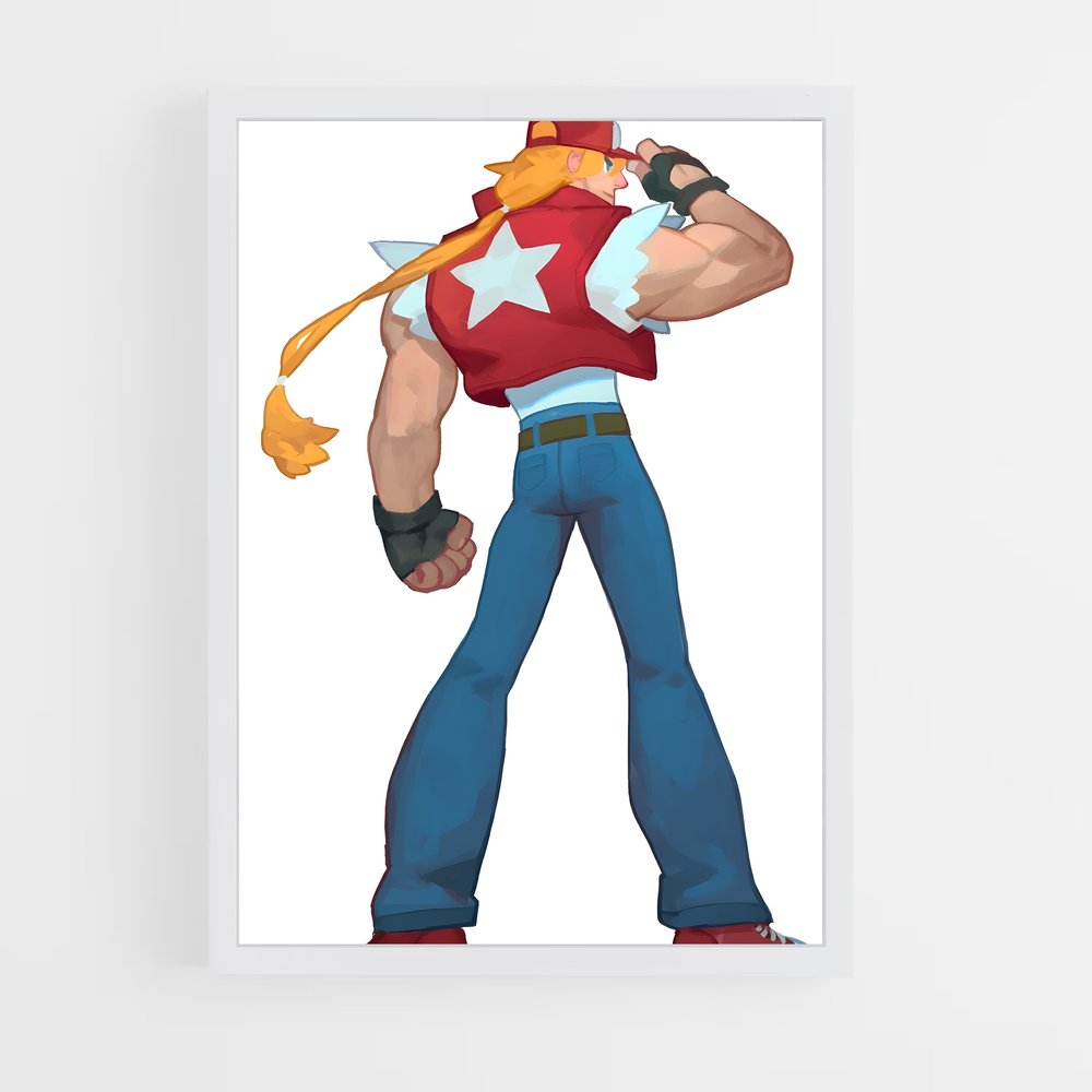 ap-terry bogard-2 cadre Blanc