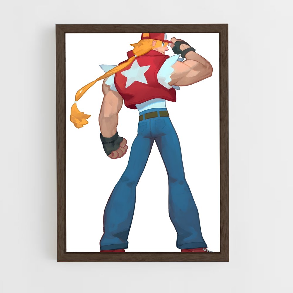 ap-terry bogard-2 cadre Bois foncé