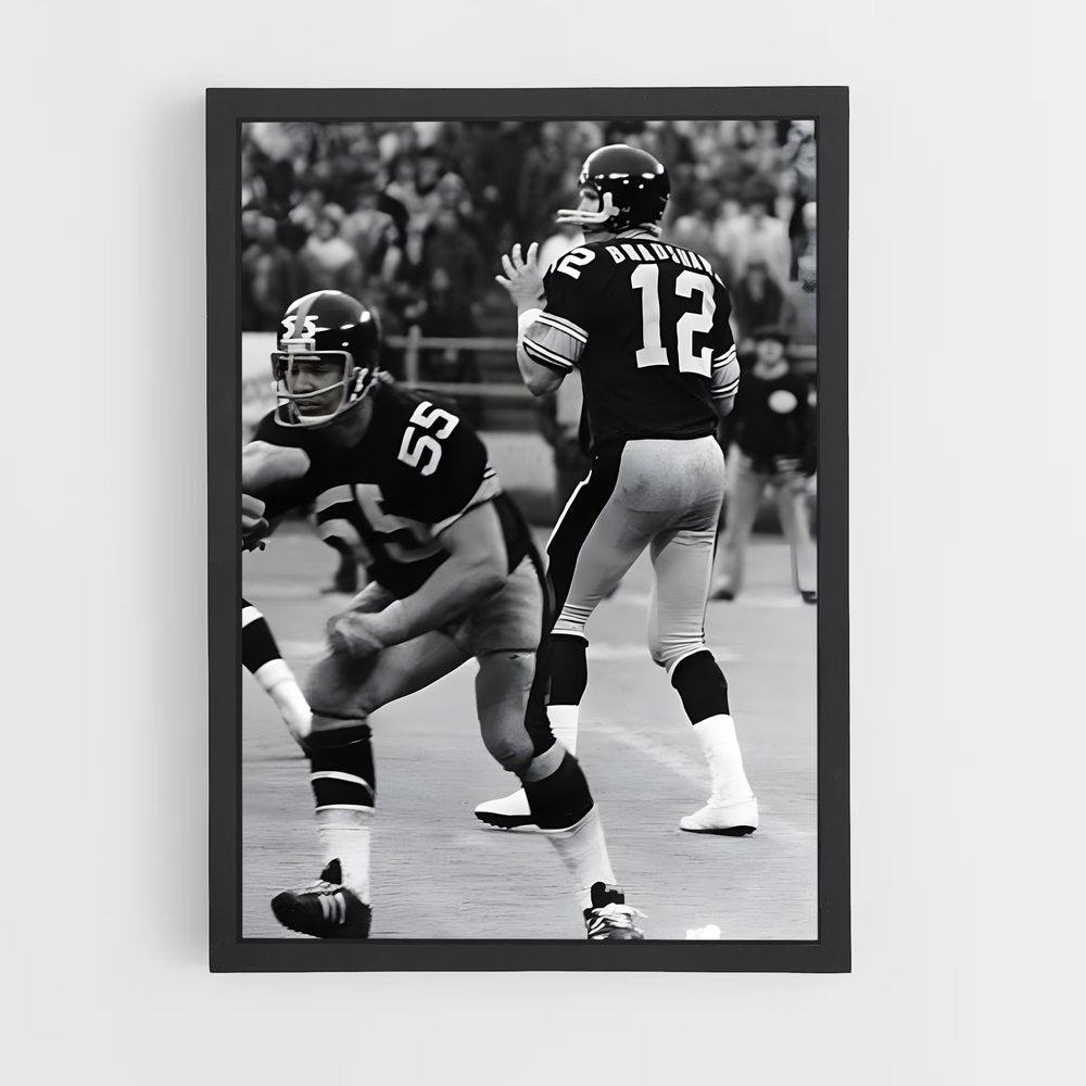 ap-terry bradshaw-6 cadre Noir