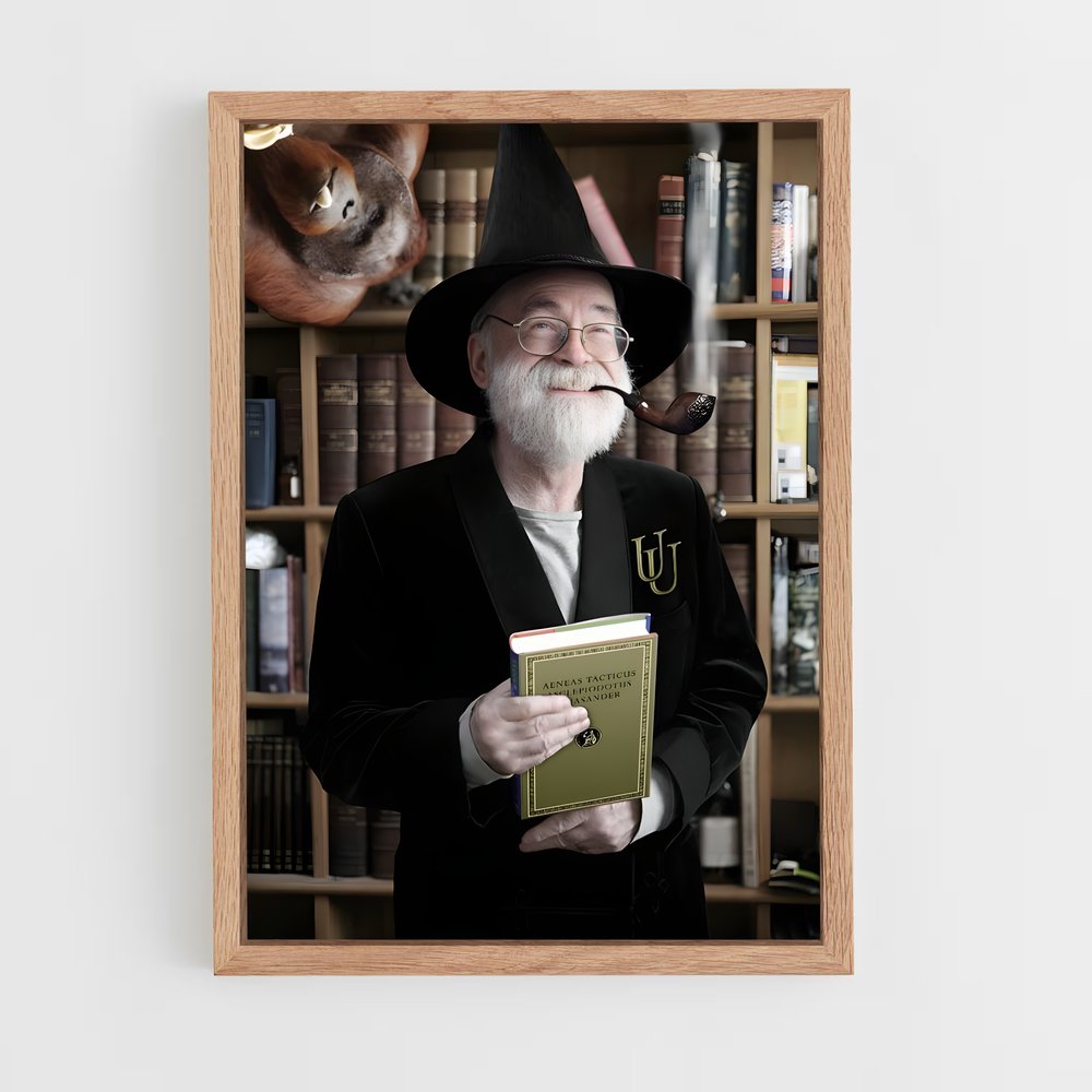 ap-terry pratchett-1 cadre Bois clair