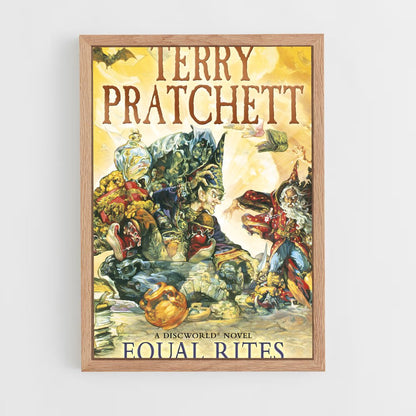 ap-terry pratchett-5 cadre Bois clair
