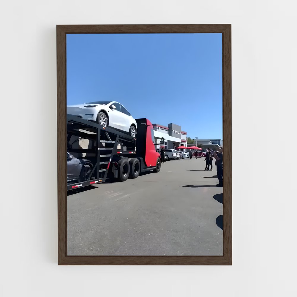 ap-tesla-3 cadre Bois foncé