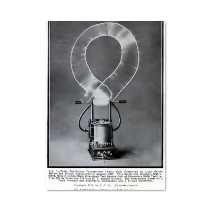 Poster Tesla coil 18247
