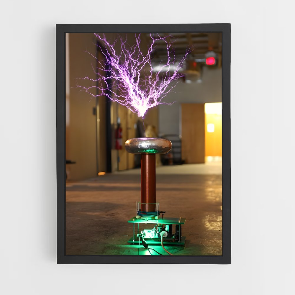 ap-tesla coil-1 cadre Noir