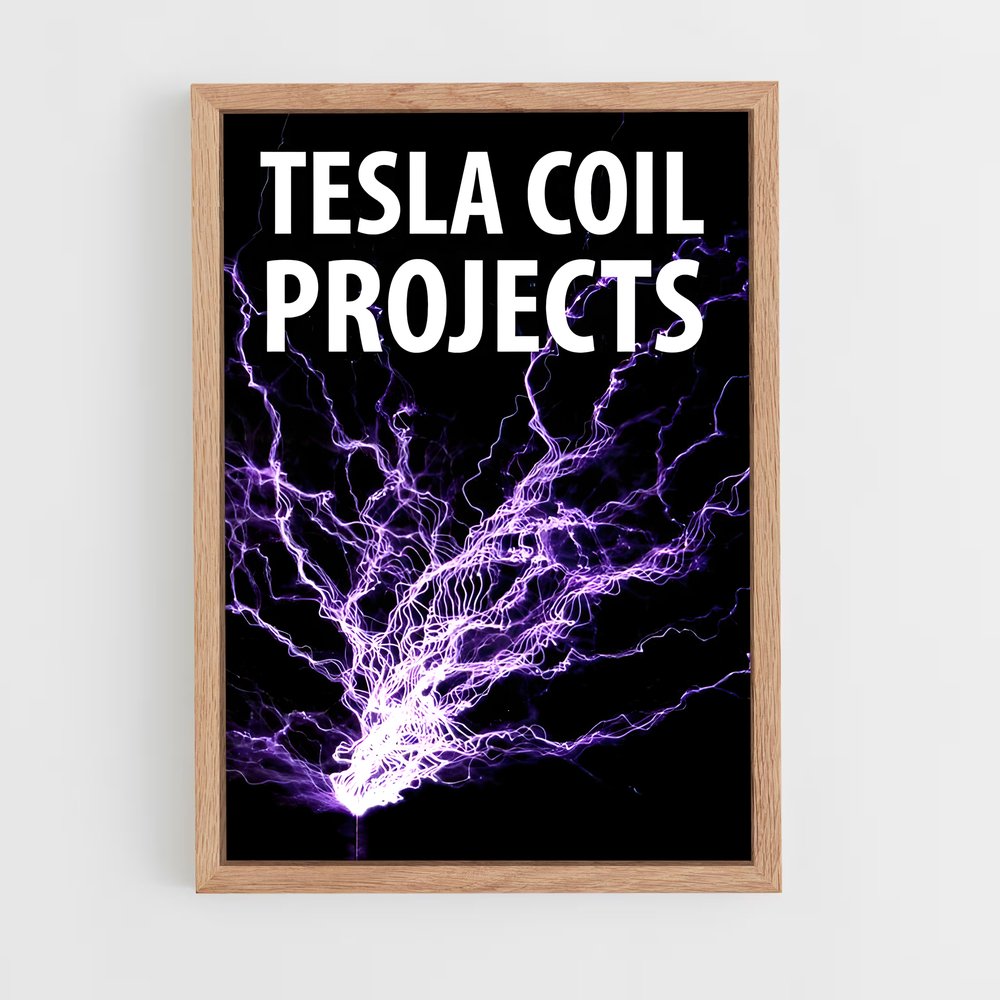 ap-tesla coil-2 cadre Bois clair