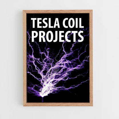 ap-tesla coil-2 cadre Bois clair