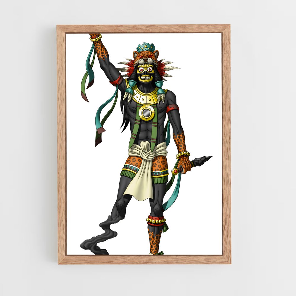 ap-tezcatlipoca-4 cadre Bois clair