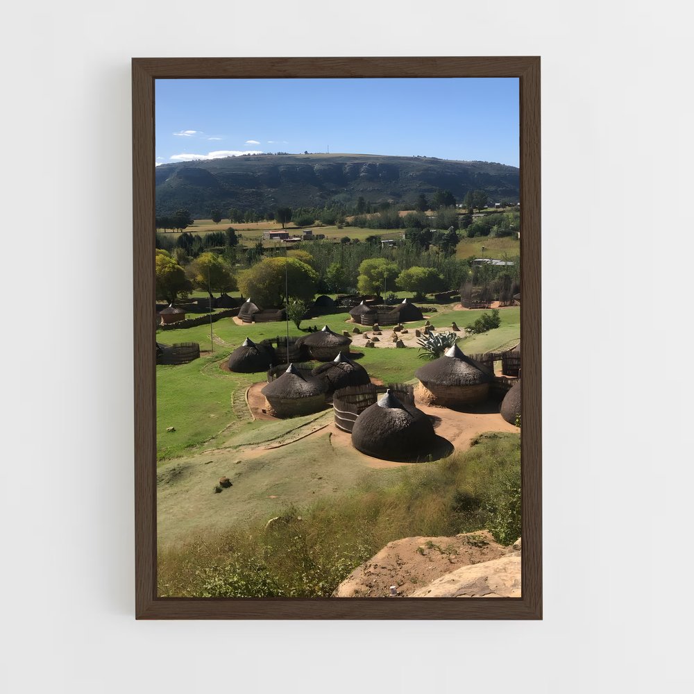 ap-thaba bosiu-1 cadre Bois foncé