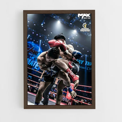 ap-thai fight-2 cadre Bois foncé