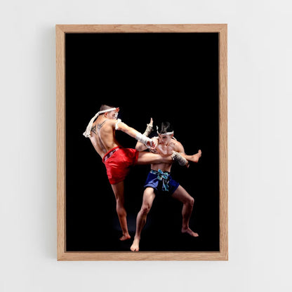 ap-thai fight-3 cadre Bois clair