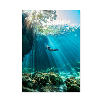 Poster The blue hole cenote 67504