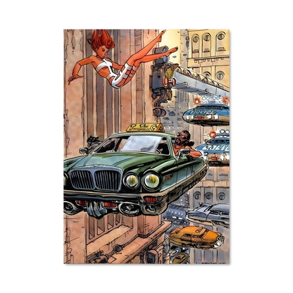 Poster Le Volant Futuriste