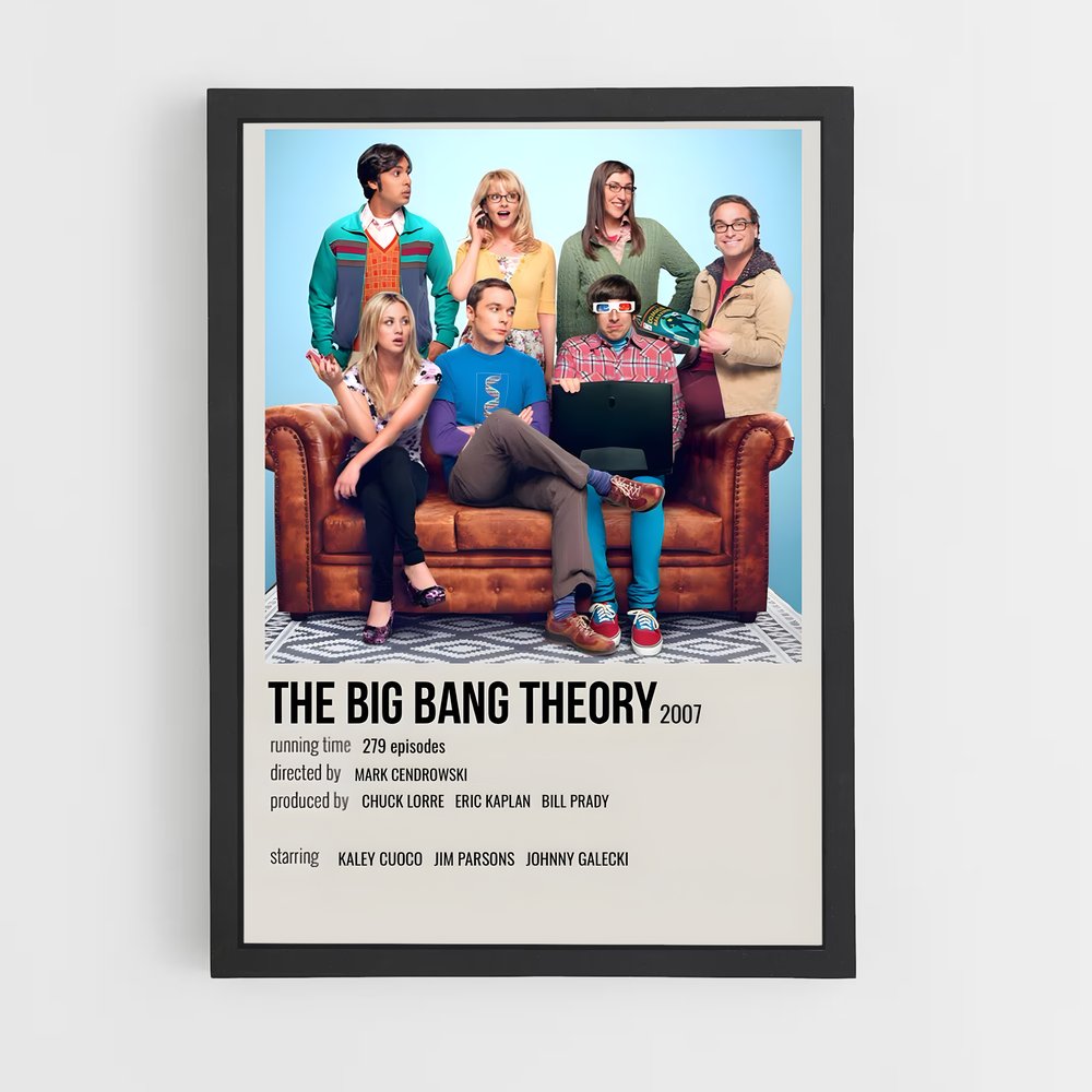 ap-the big bang theory-4 cadre Noir