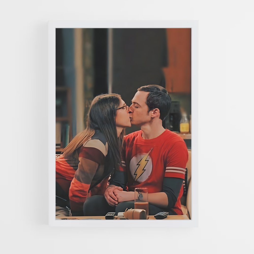 ap-the big bang theory-5 cadre Blanc