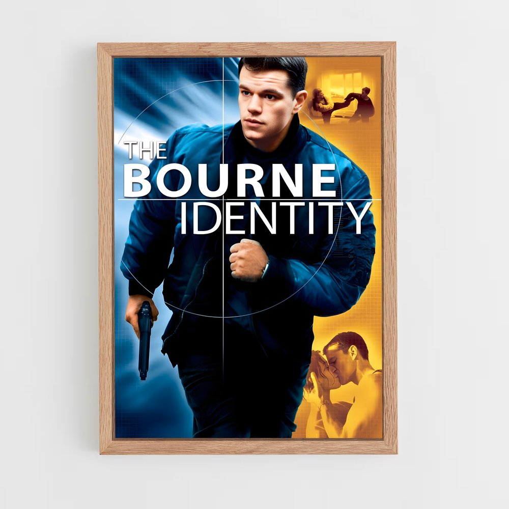 ap-the bourne identity-3 cadre Bois clair