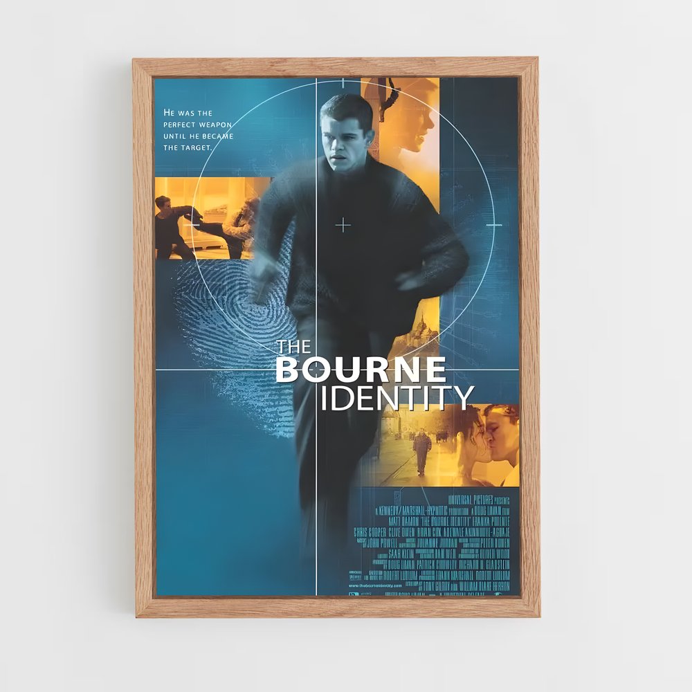 ap-the bourne identity-4 cadre Bois clair