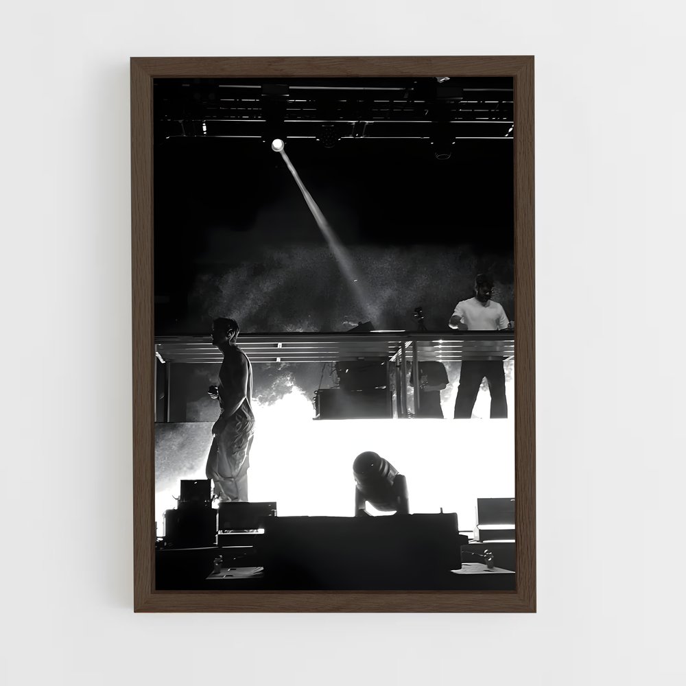 ap-the chainsmokers-4 cadre Bois foncé