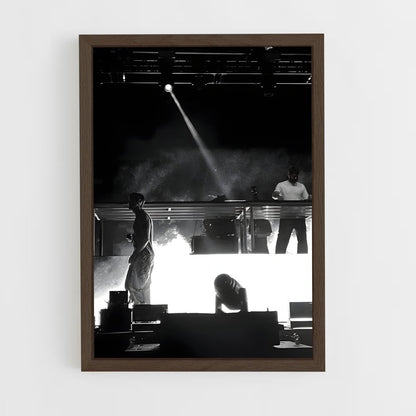 ap-the chainsmokers-4 cadre Bois foncé
