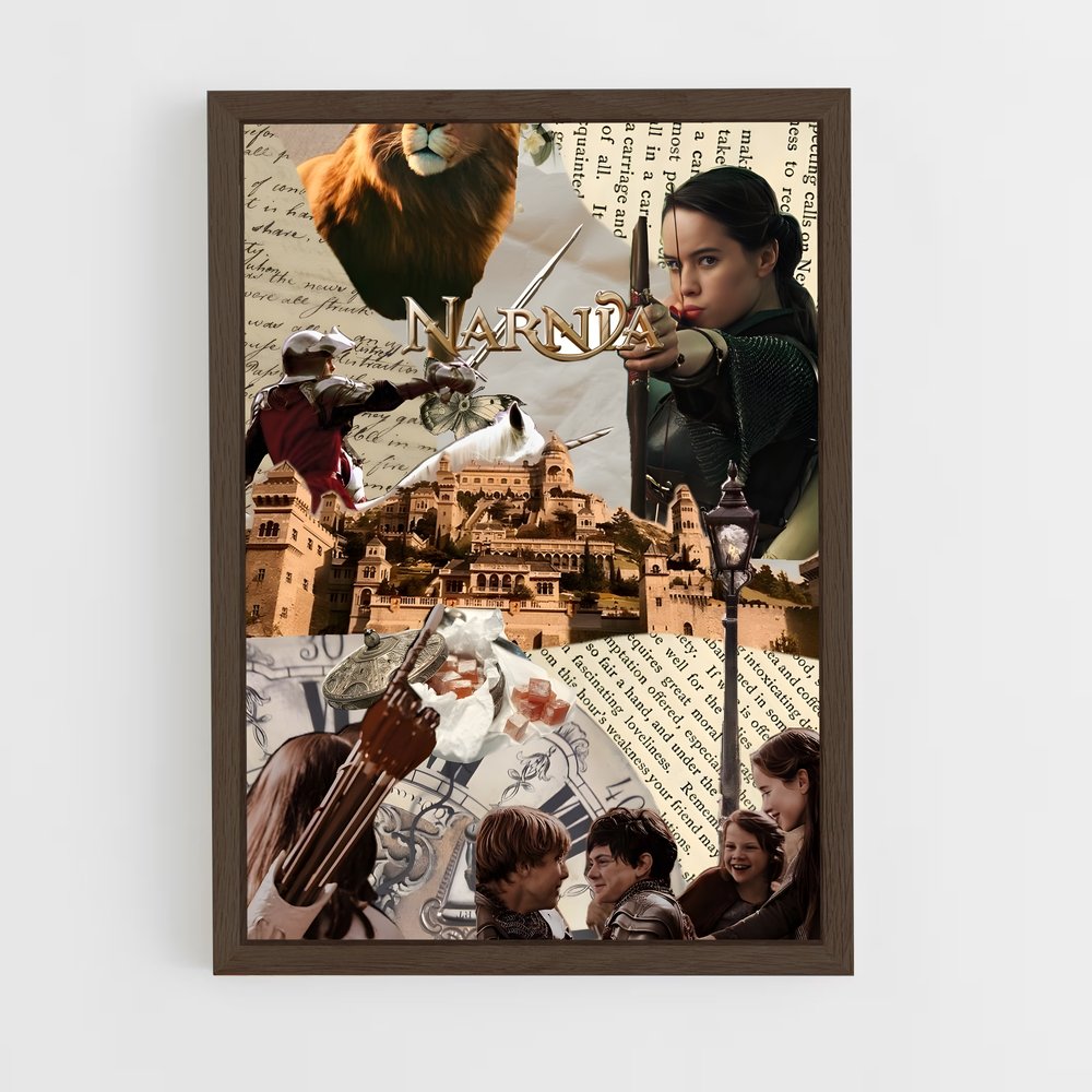ap-the chronicles of narnia-1 cadre Bois foncé